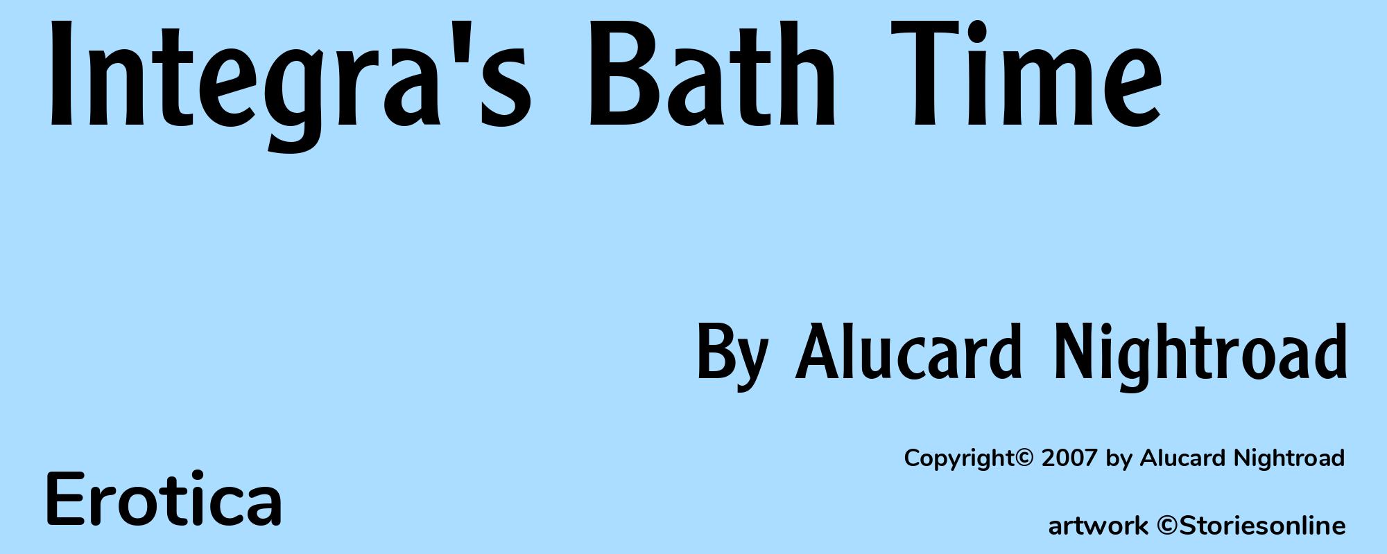 Integra's Bath Time - Cover
