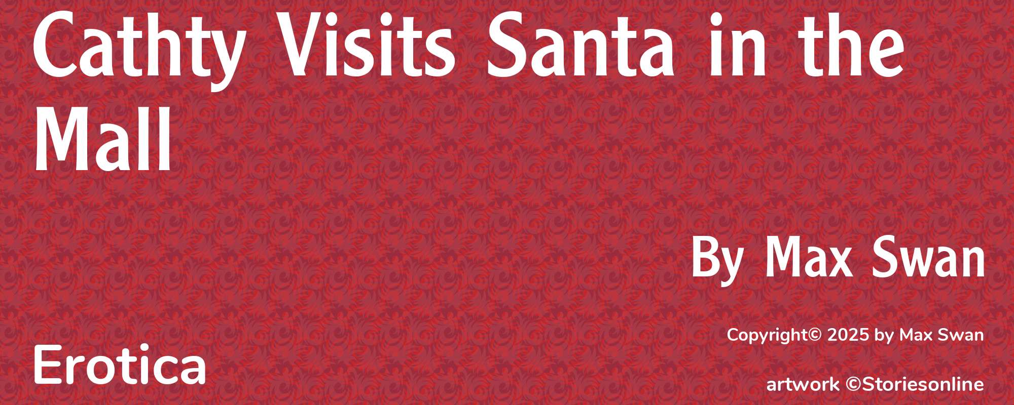 Cathty Visits Santa in the Mall - Cover