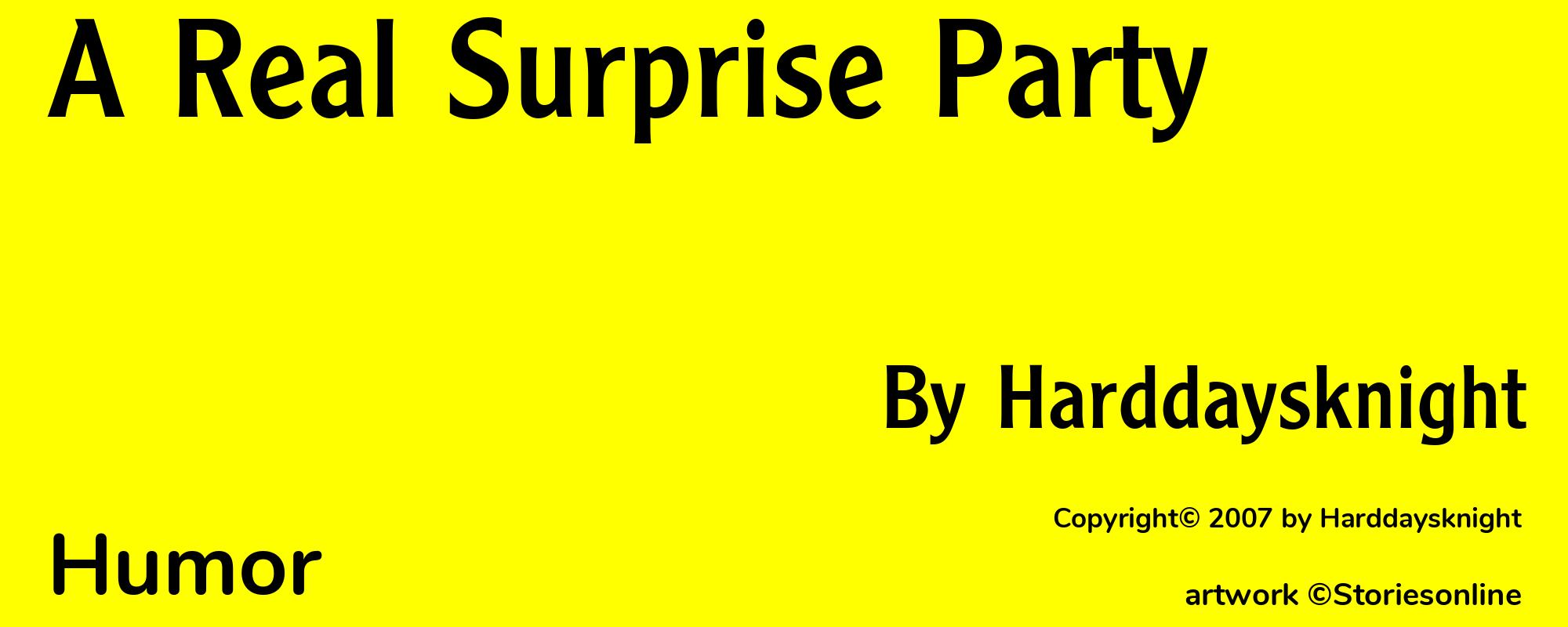 A Real Surprise Party - Cover