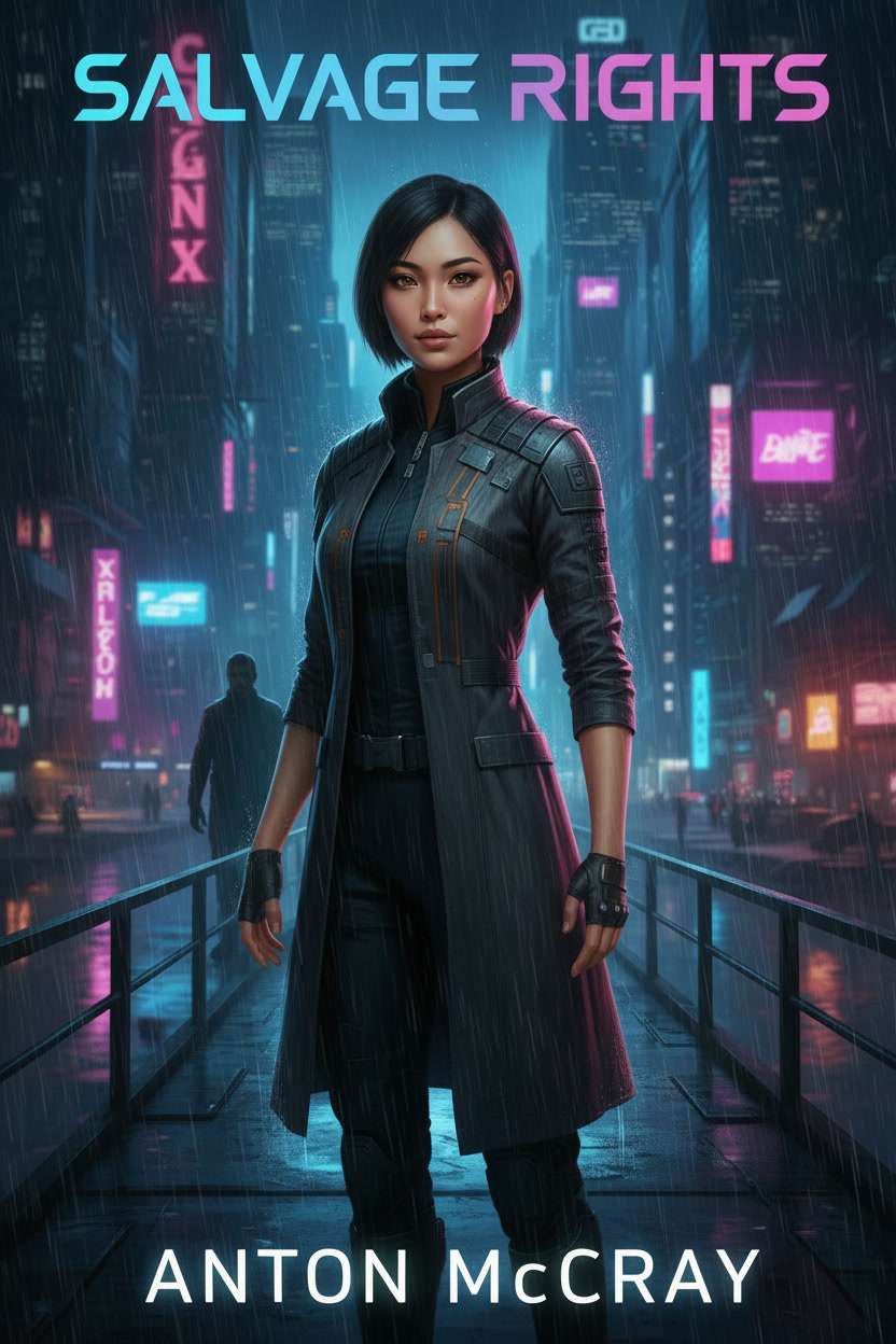 Salvage Rights - a Rain and Neon Story - Cover