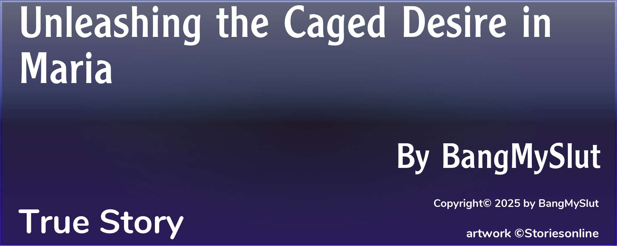 Unleashing the Caged Desire in Maria - Cover