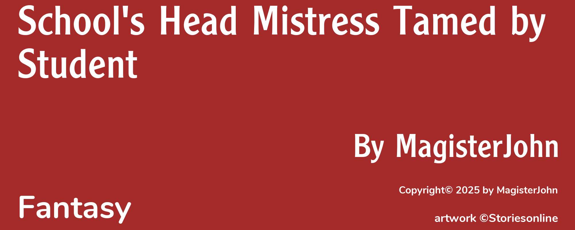 School's Head Mistress Tamed by Student - Cover