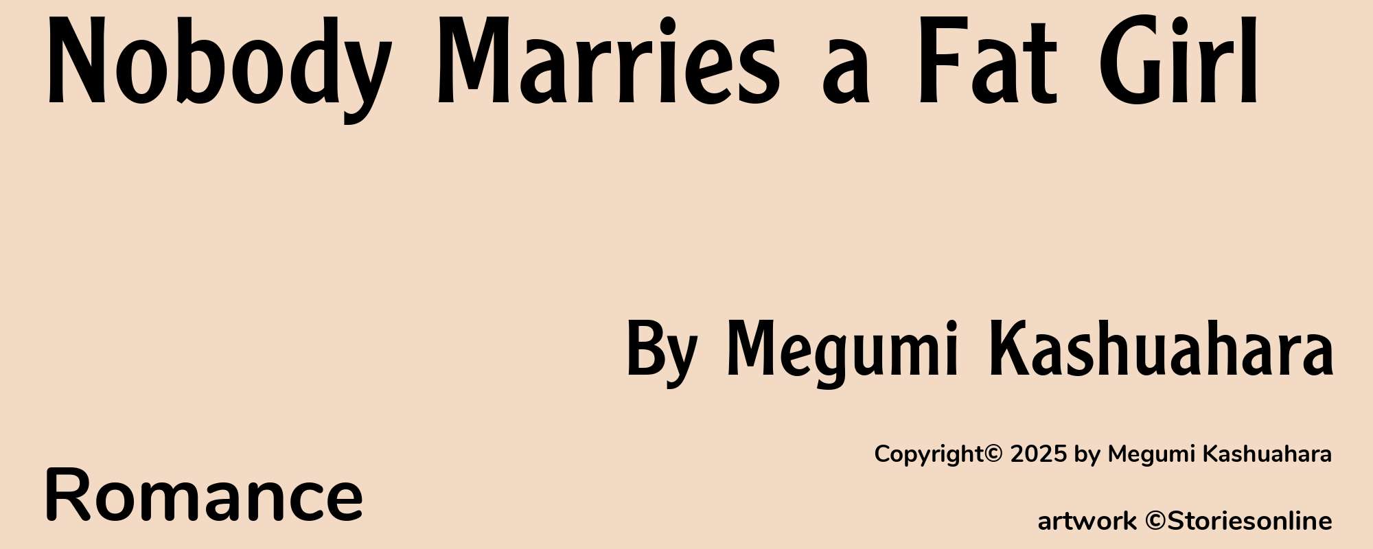 Nobody Marries a Fat Girl - Cover