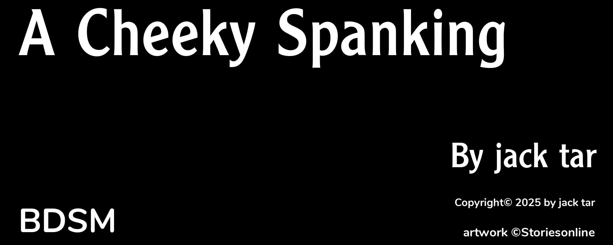 A Cheeky Spanking - Cover