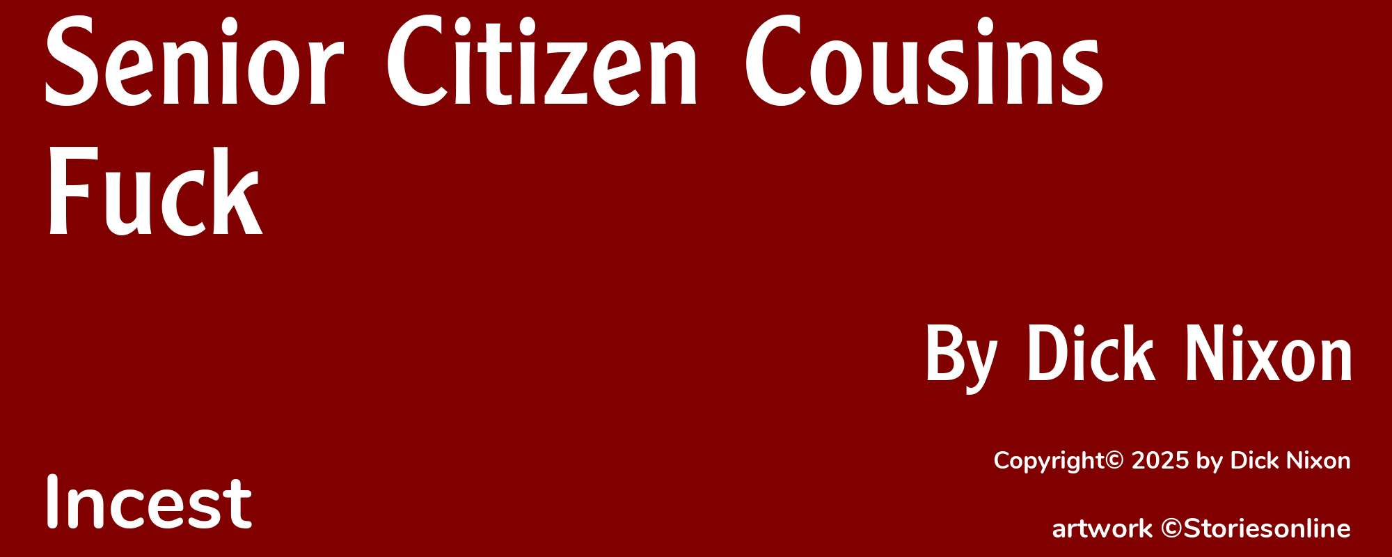 Senior Citizen Cousins Fuck - Cover