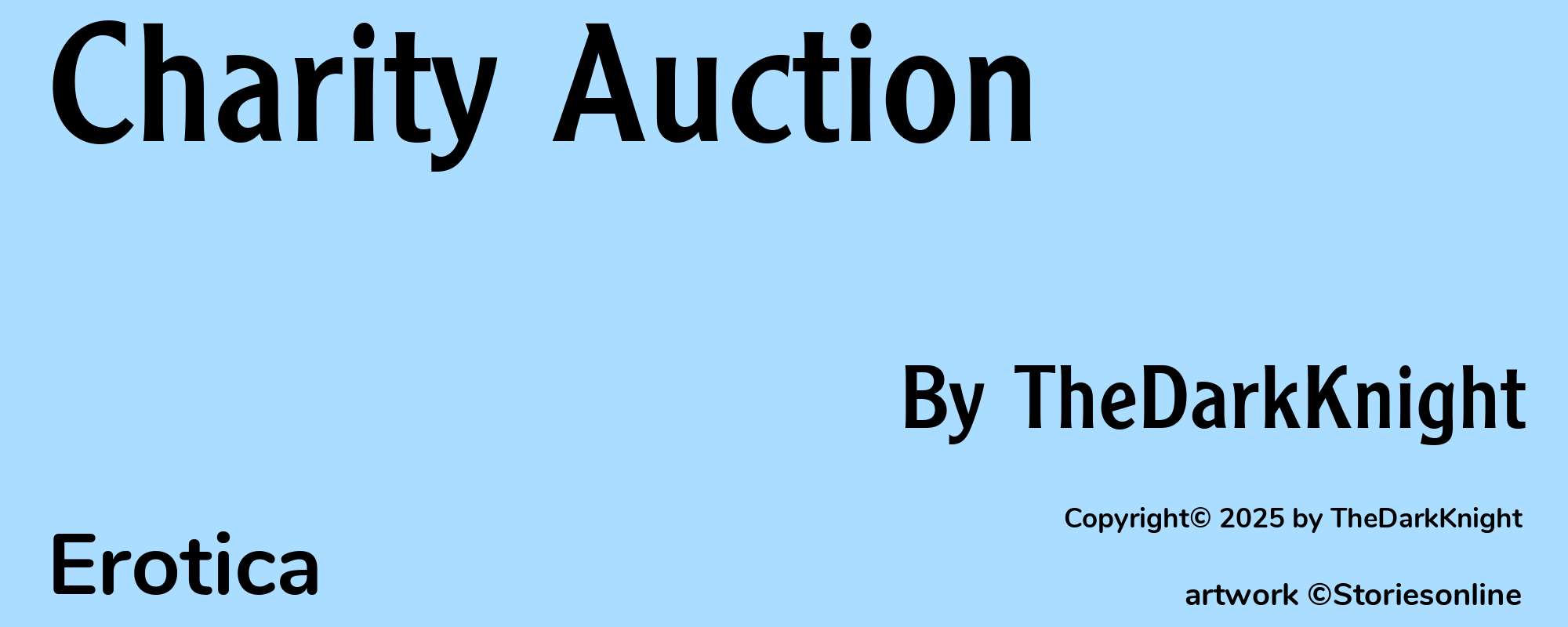 Charity Auction - Cover