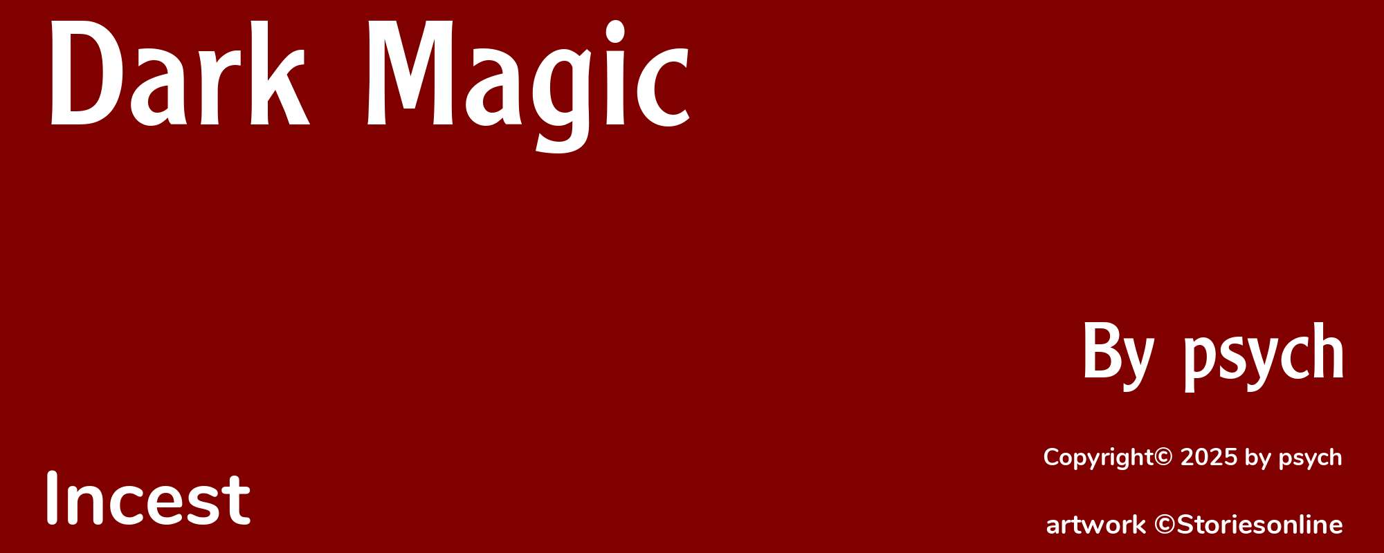 Dark Magic - Cover