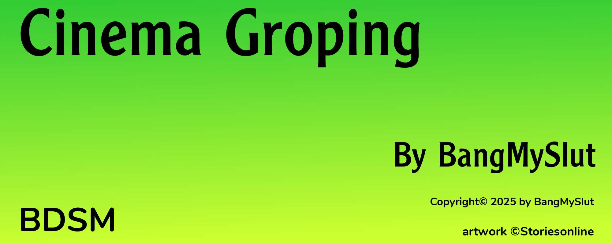 Cinema Groping - Cover