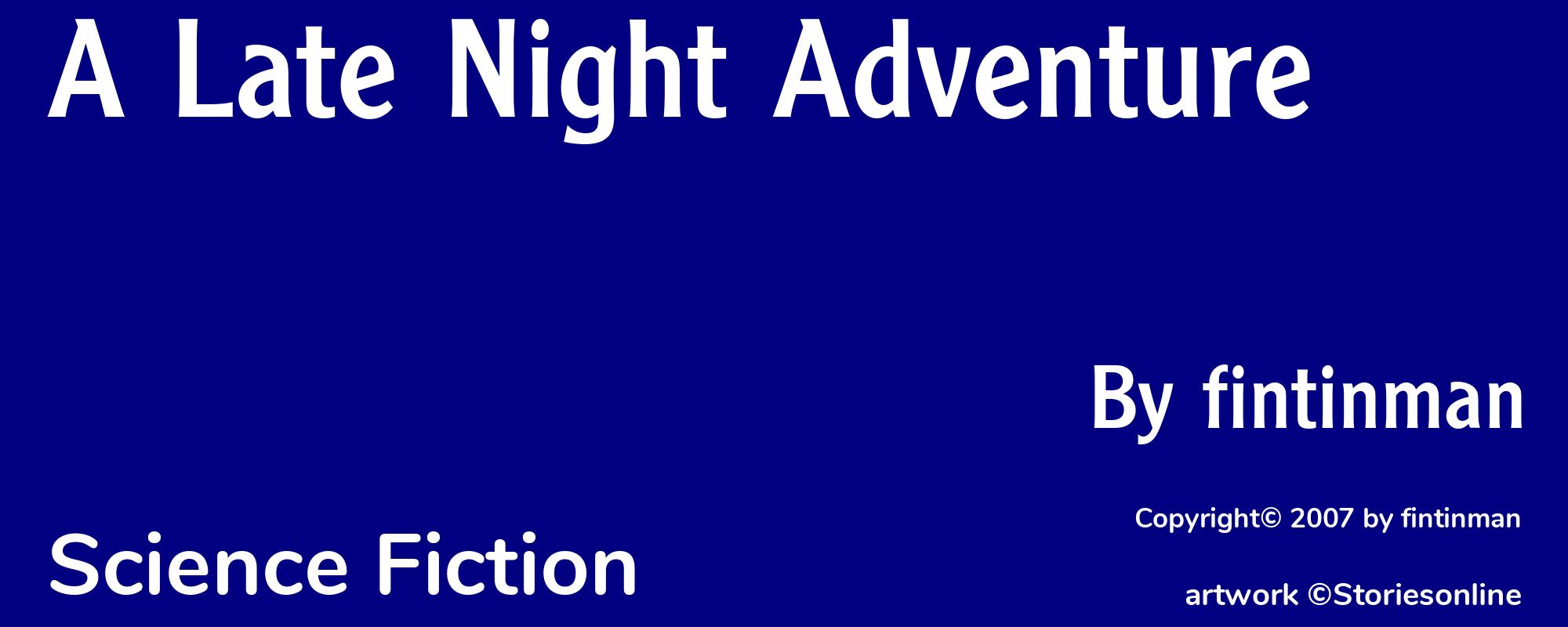 A Late Night Adventure - Cover