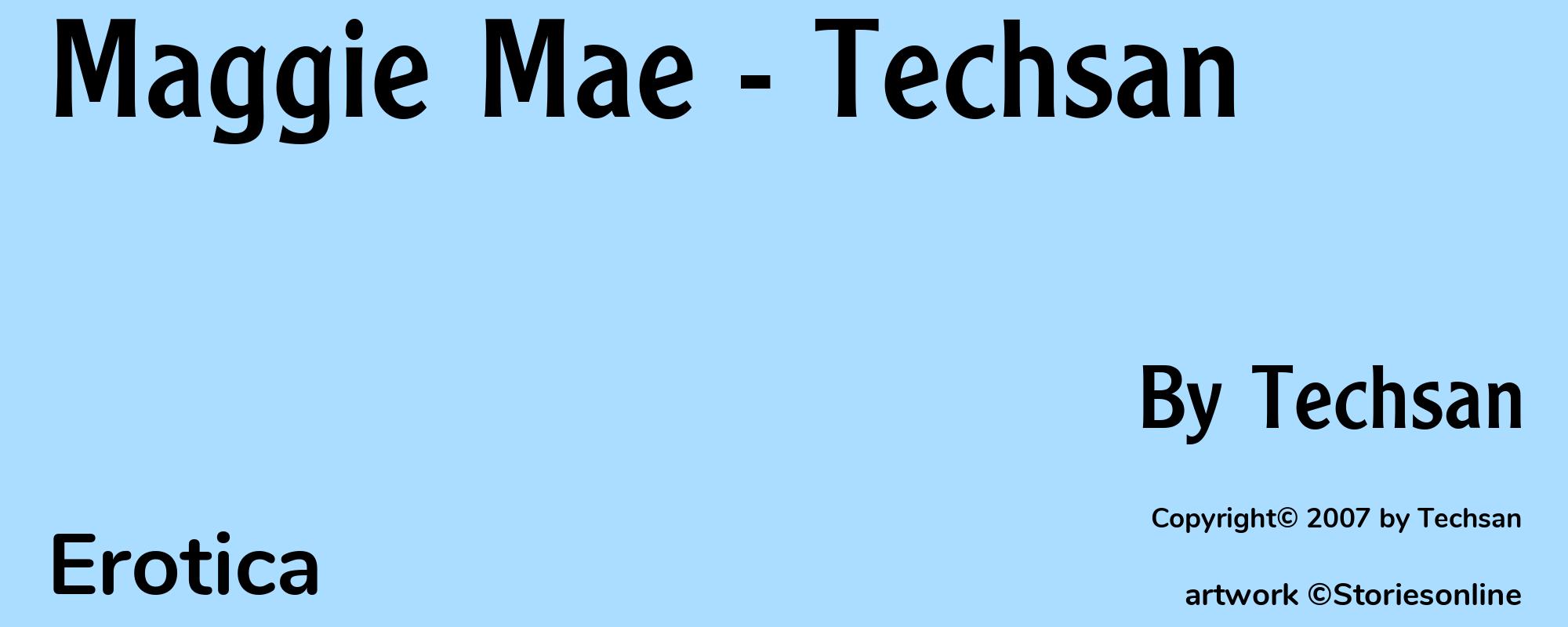 Maggie Mae - Techsan - Cover