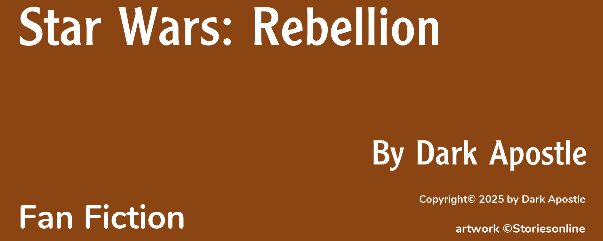 Star Wars: Rebellion - Cover