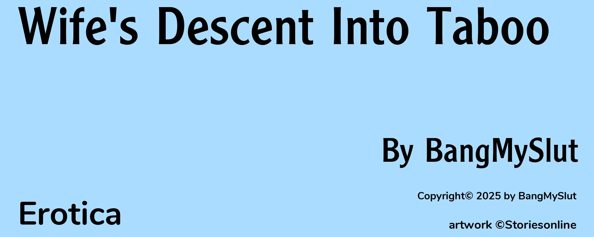 Wife's Descent Into Taboo - Cover