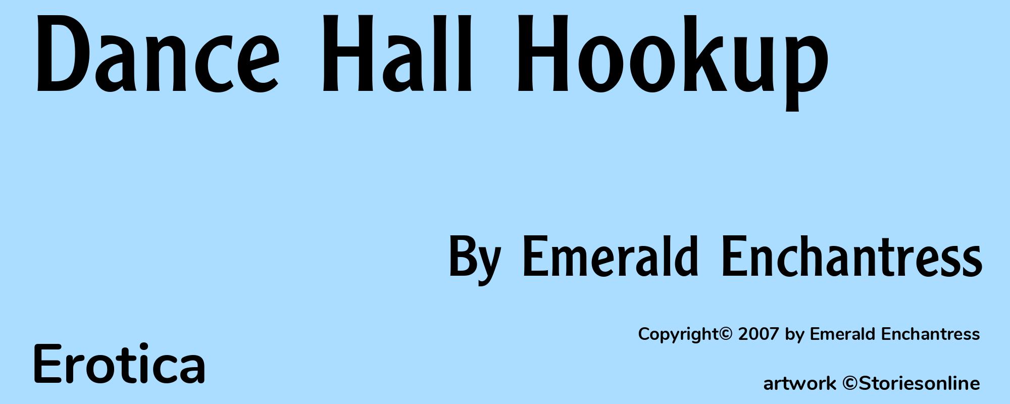 Dance Hall Hookup - Cover