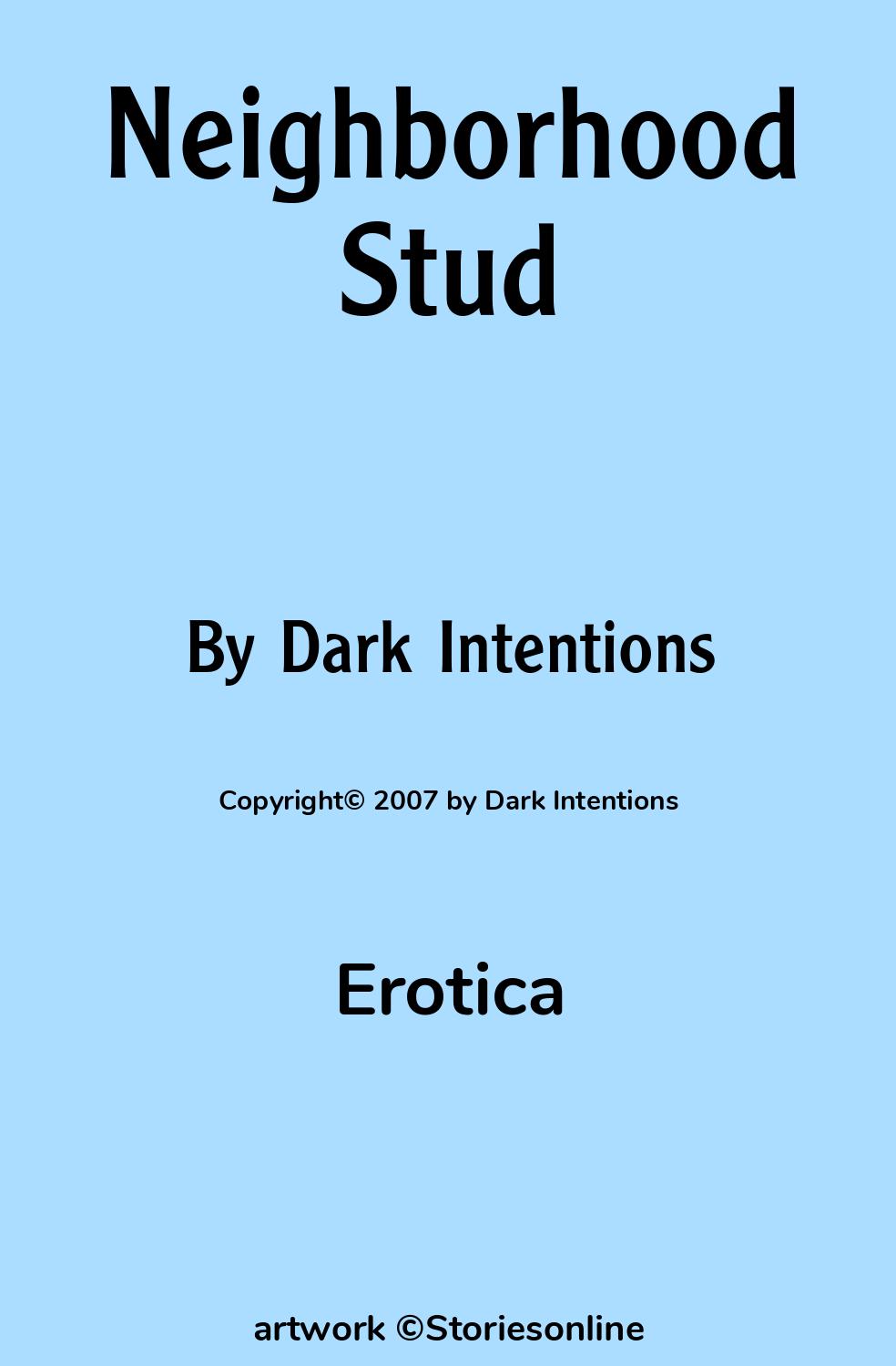 Neighborhood Stud - Erotica Sex Story