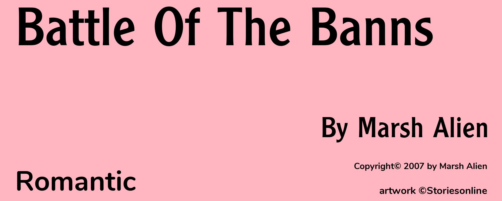 Battle Of The Banns - Cover