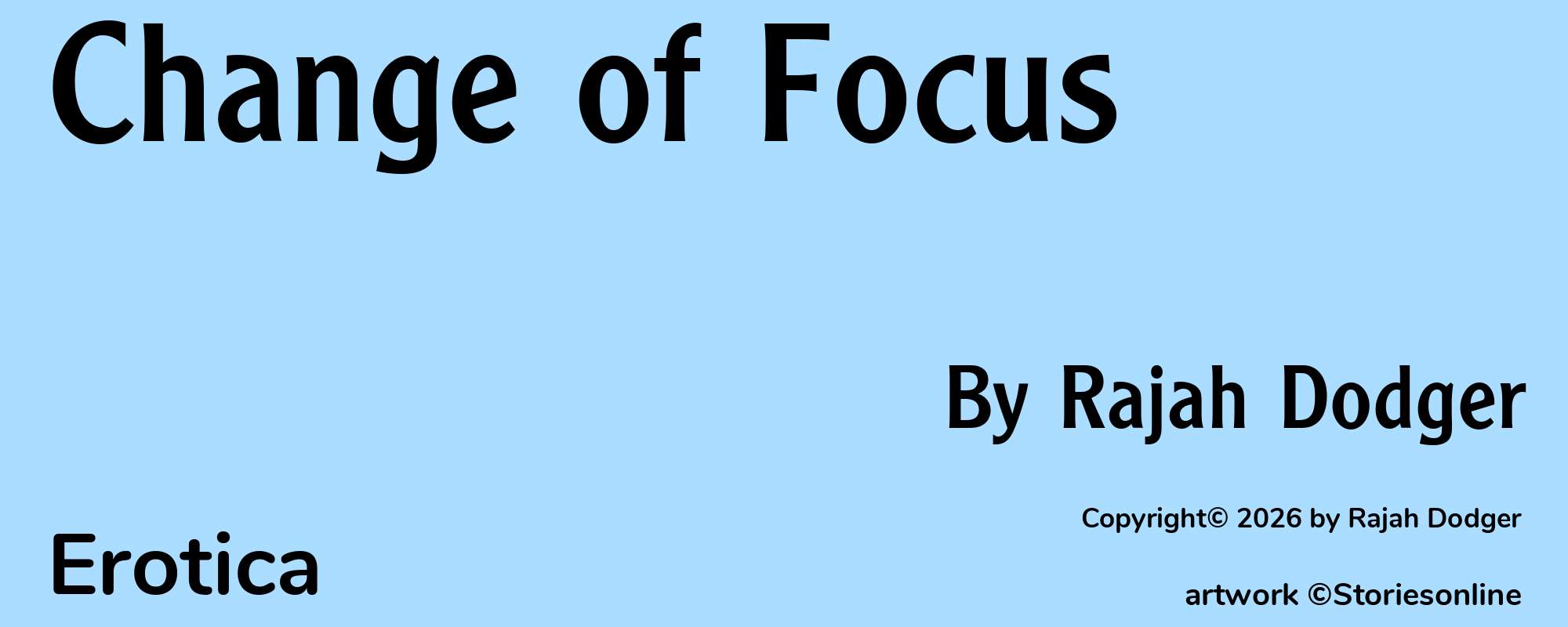 Change of Focus - Cover