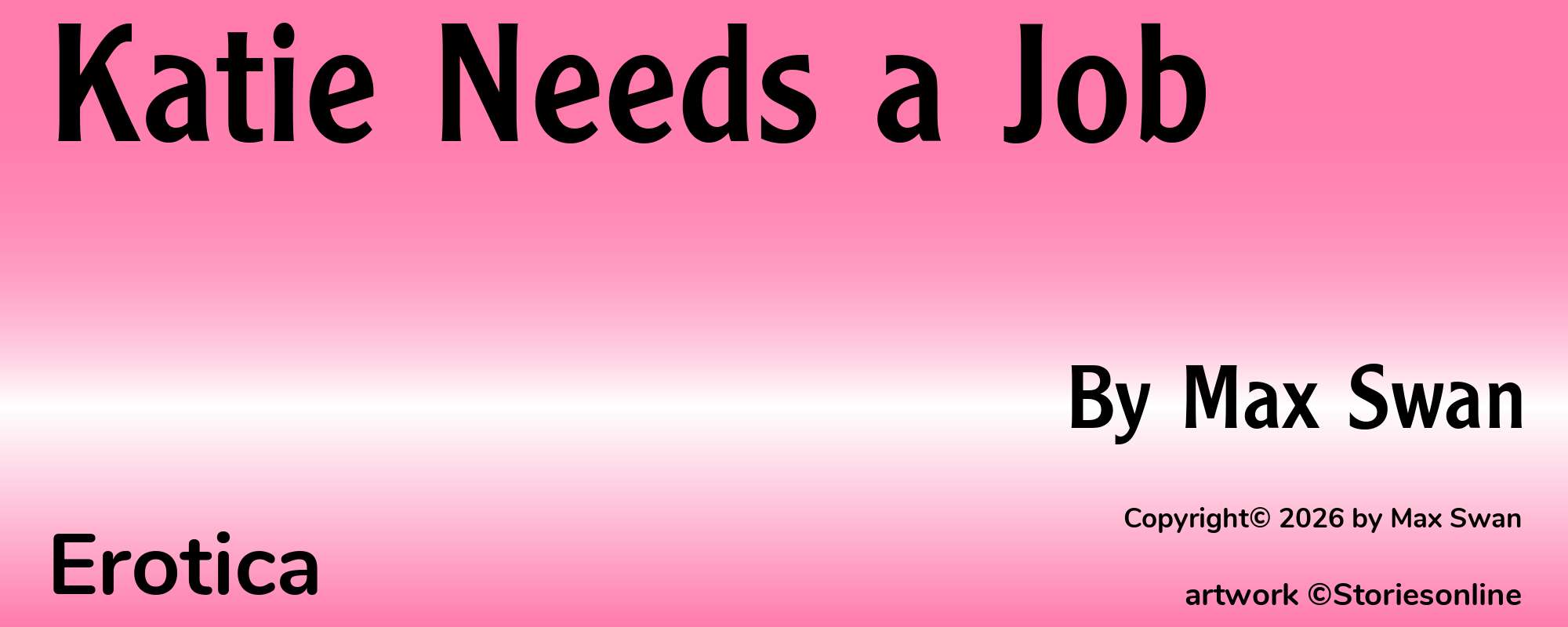 Katie Needs a Job - Cover