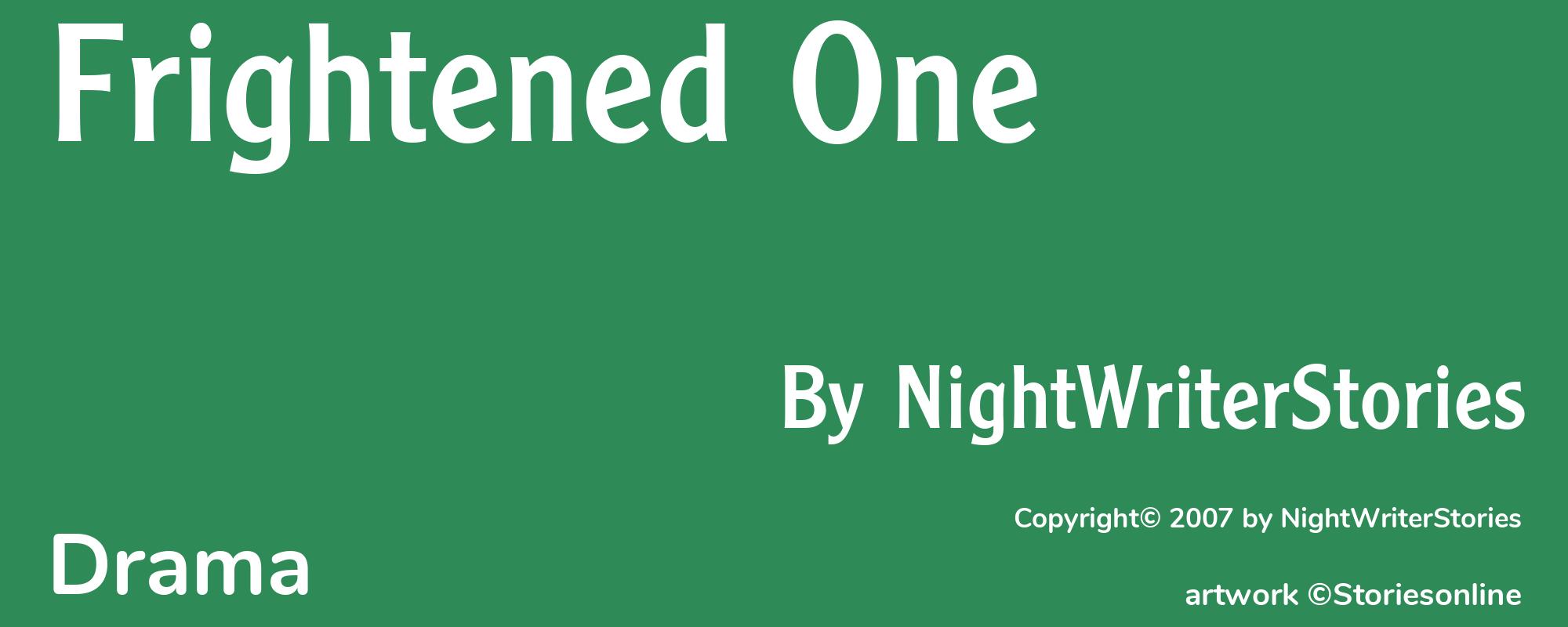 Frightened One - Cover