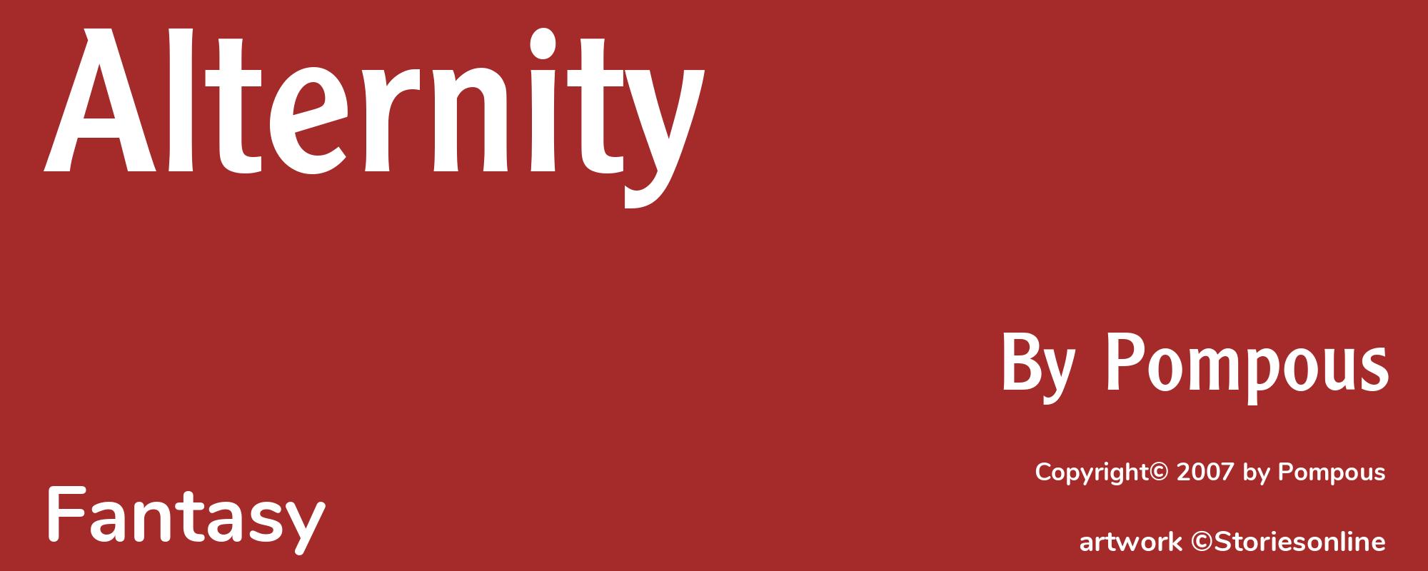 Alternity - Cover