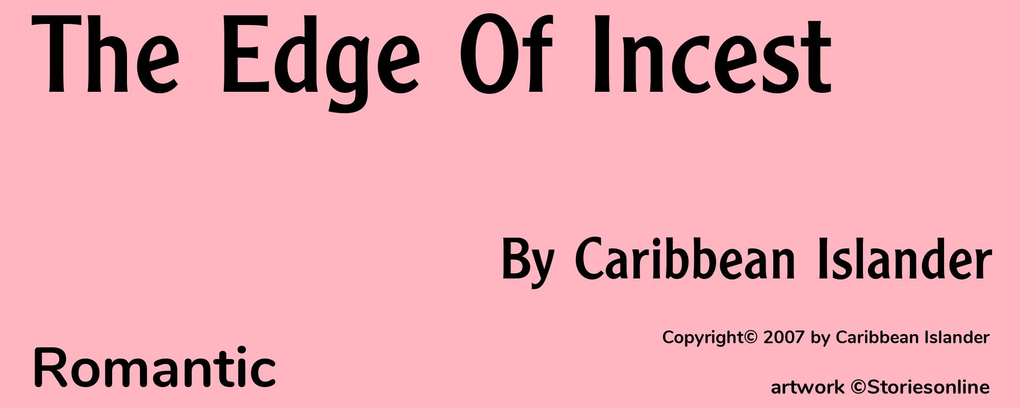 The Edge Of Incest - Cover