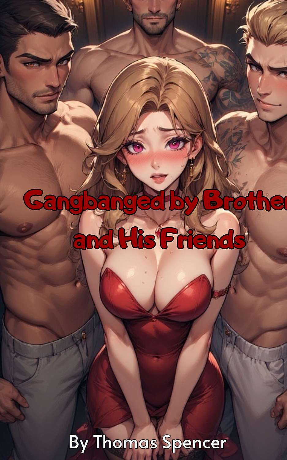 Gangbanged by Brother and His Friends - Cover