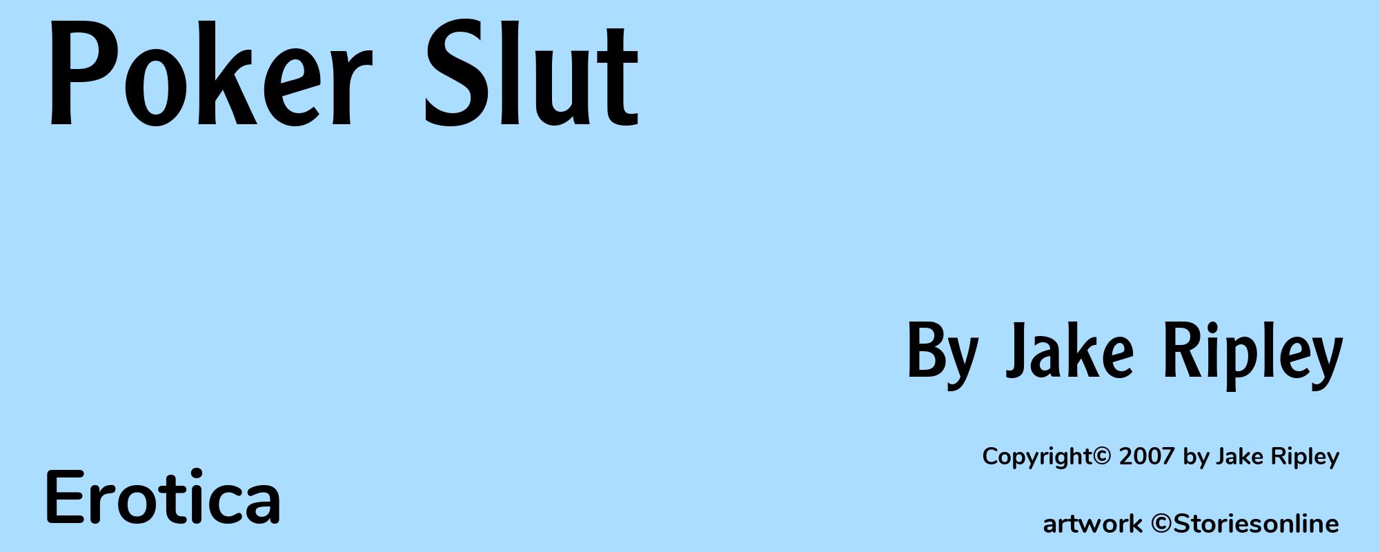 Poker Slut - Cover