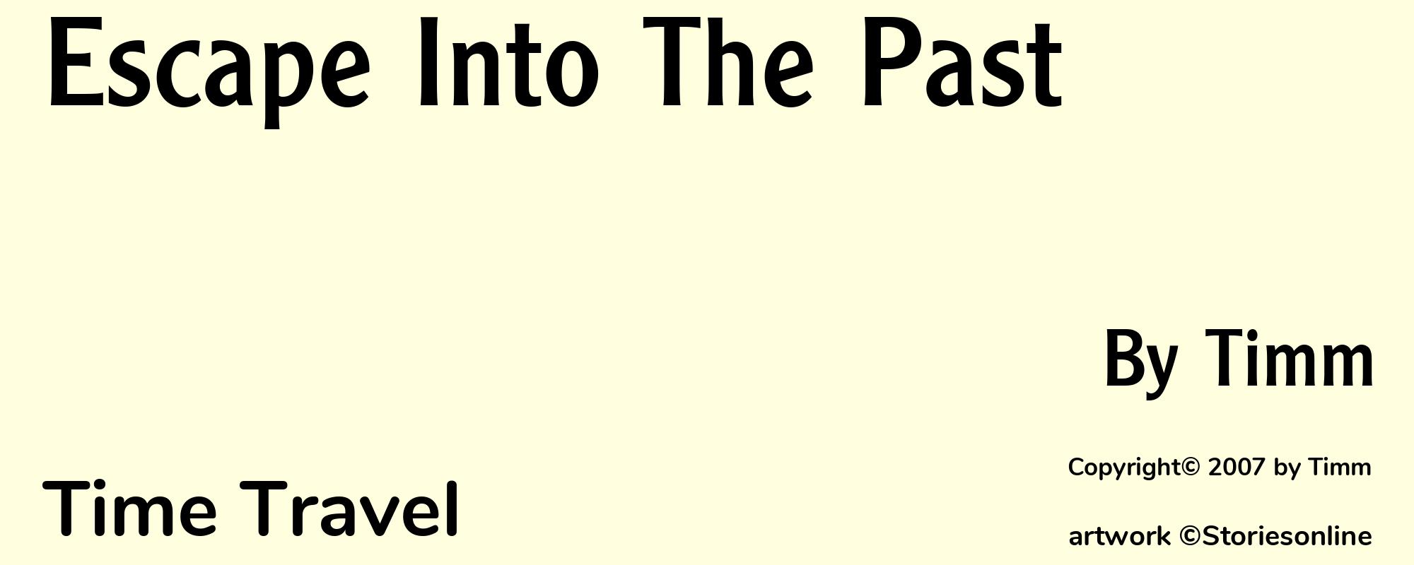 Escape Into The Past - Cover