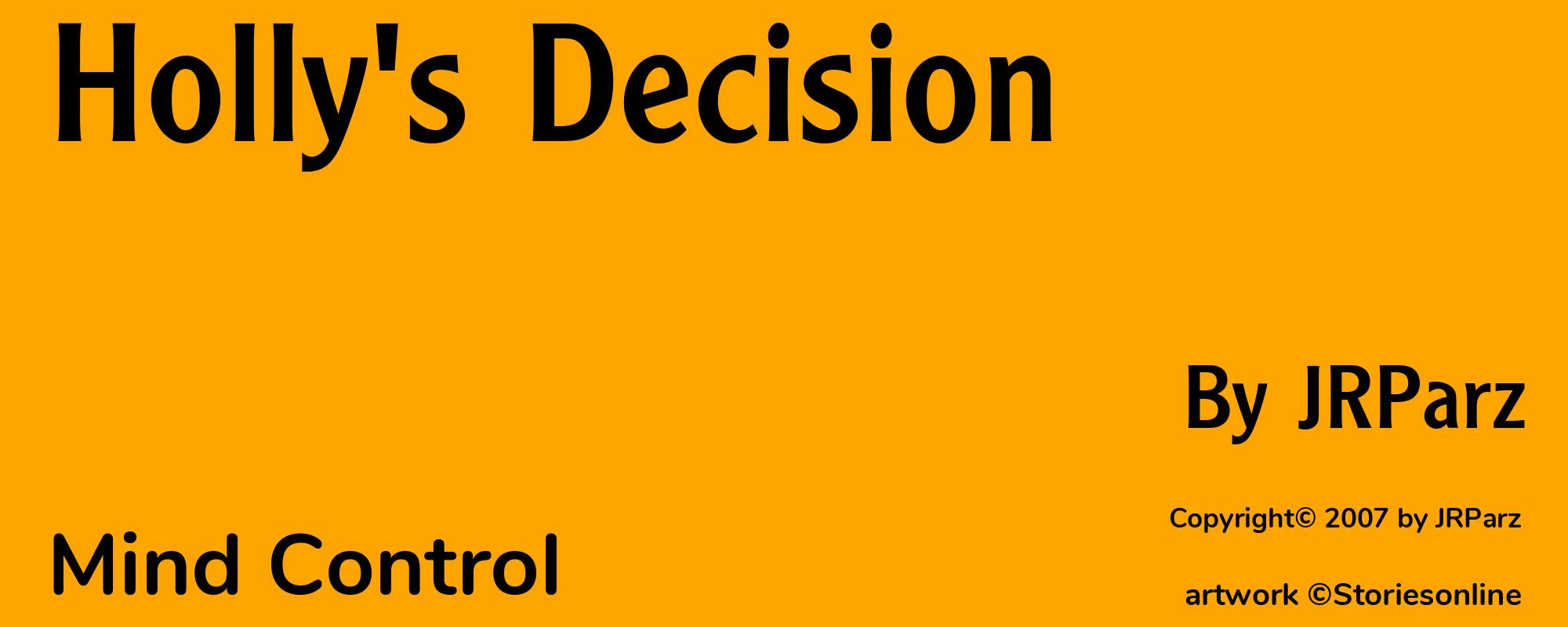 Holly's Decision - Cover
