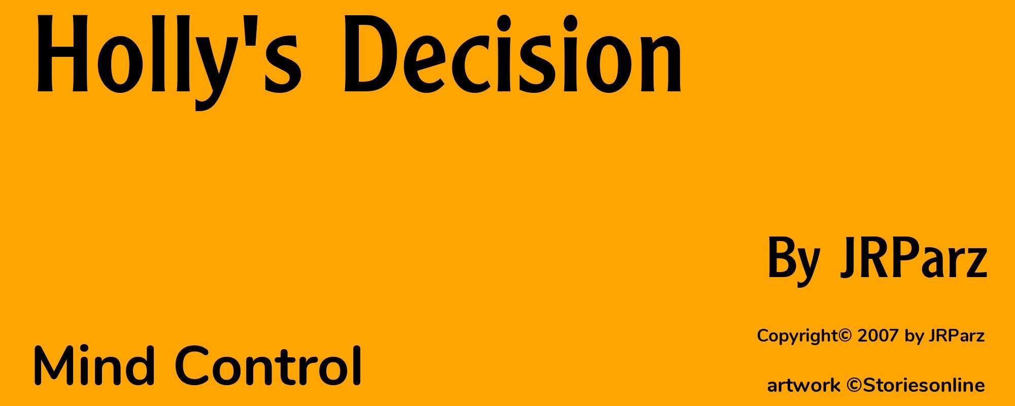Holly's Decision - Cover