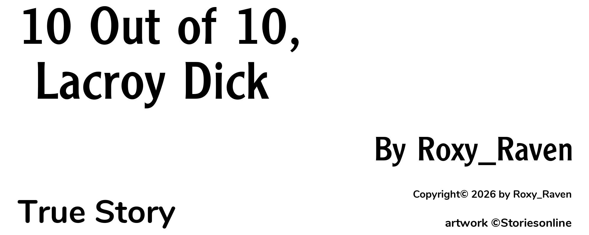 10 Out of 10, Lacroy Dick - Cover