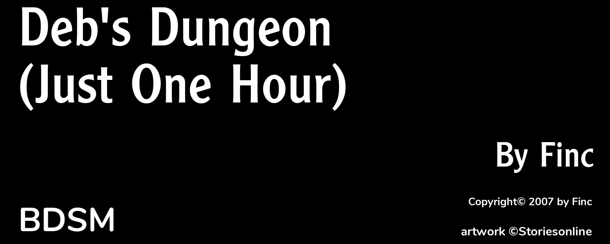 Deb's Dungeon (Just One Hour) - Cover