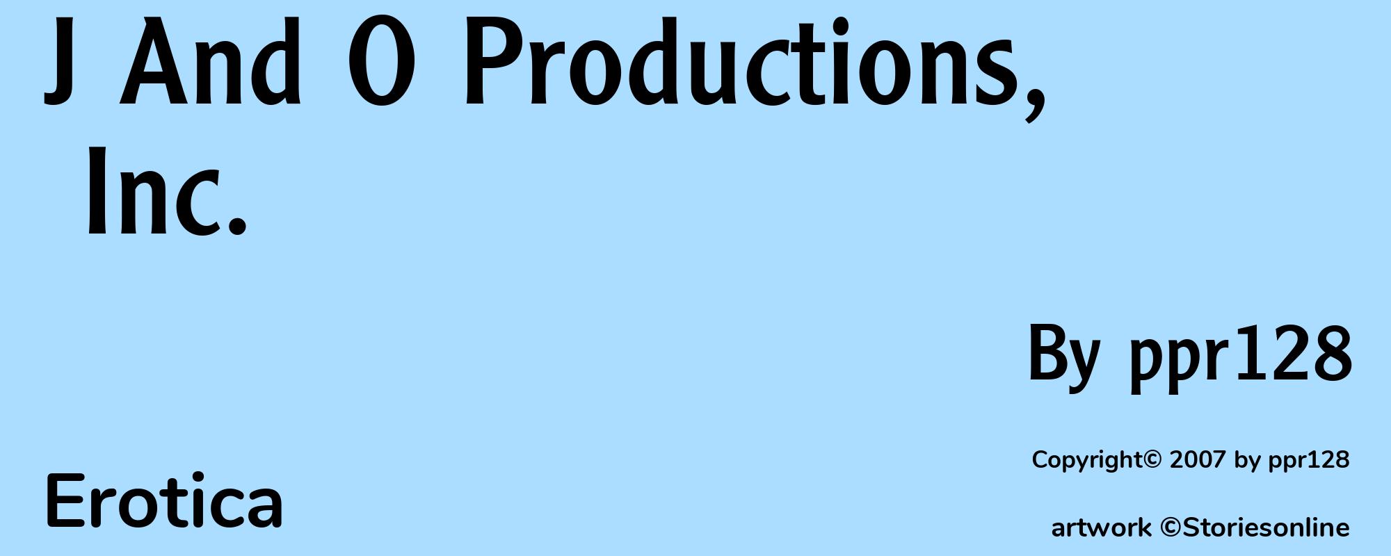 J And O Productions, Inc. - Cover