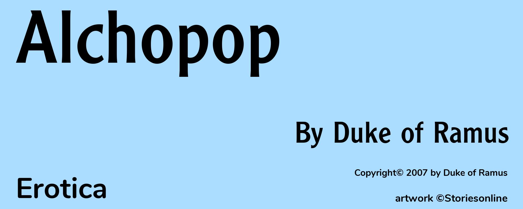 Alchopop - Cover