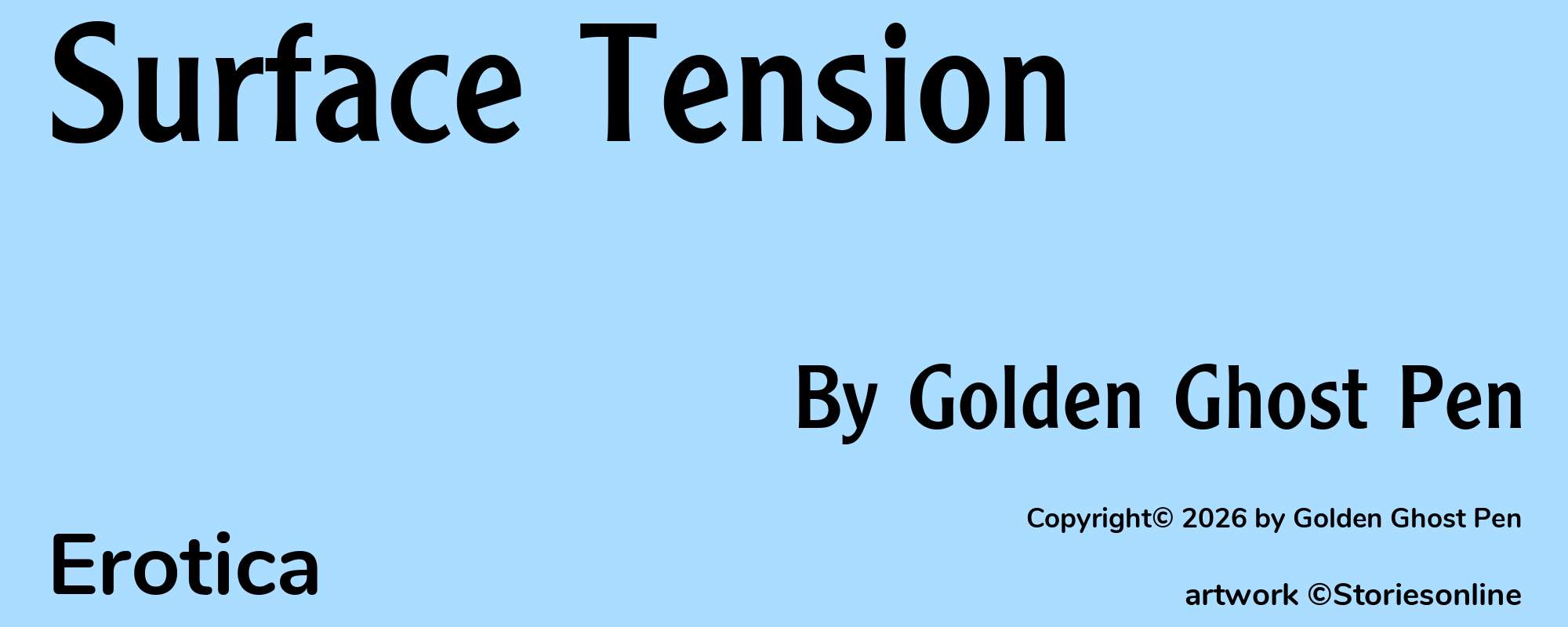Surface Tension - Cover