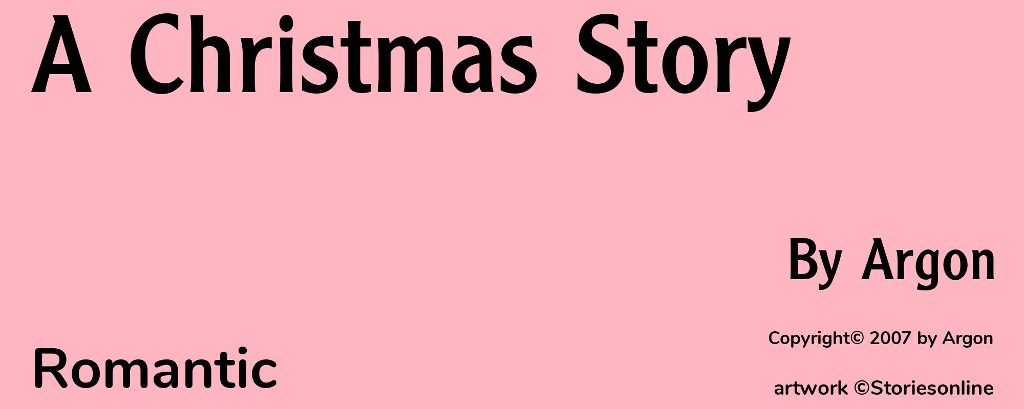 A Christmas Story - Cover