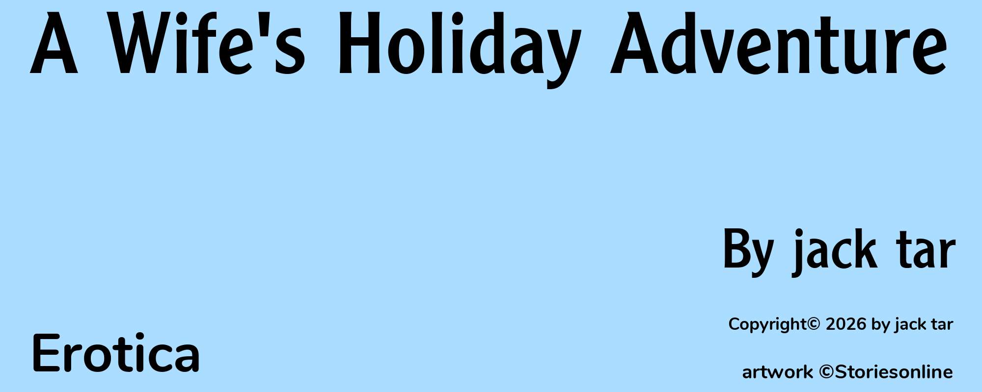 A Wife's Holiday Adventure - Cover