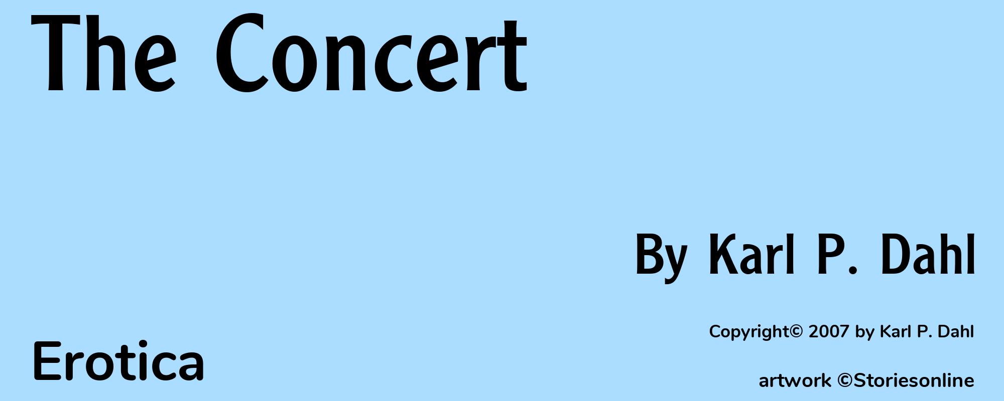 The Concert - Cover