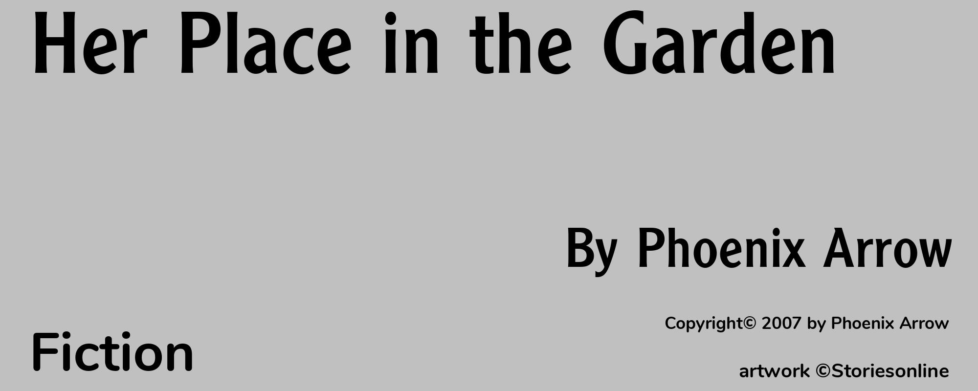 Her Place in the Garden - Cover