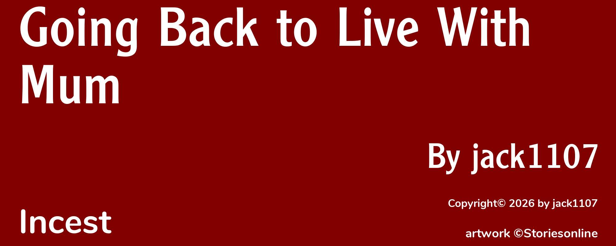 Going Back to Live With Mum  - Cover