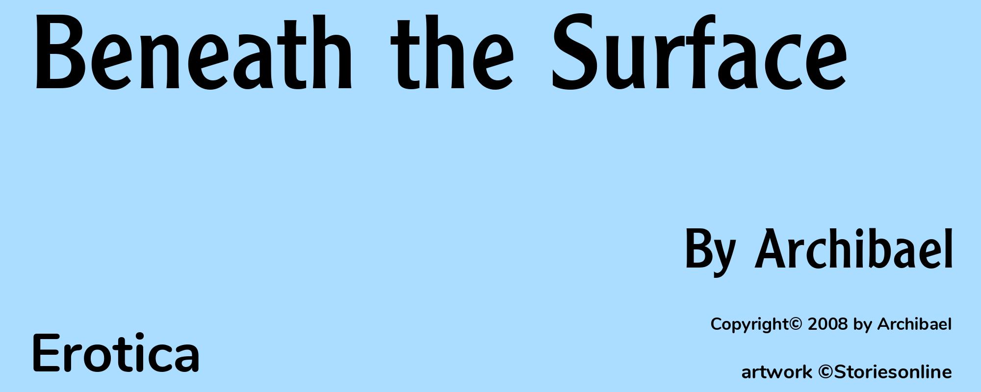 Beneath the Surface - Cover