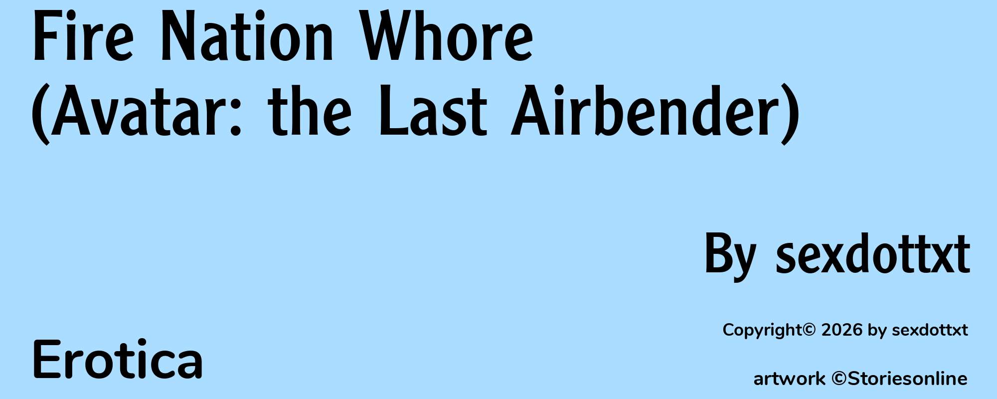 Fire Nation Whore (Avatar: the Last Airbender) - Cover