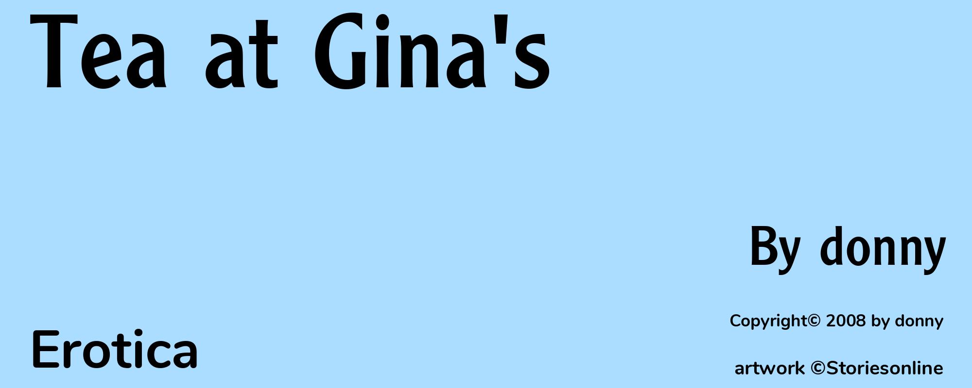 Tea at Gina's - Cover