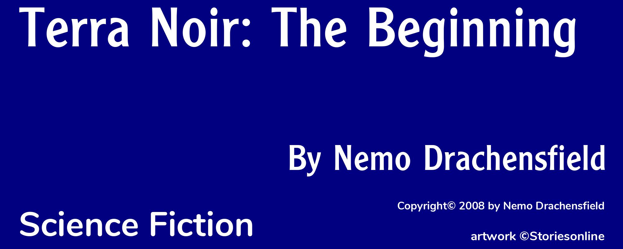 Terra Noir: The Beginning - Cover