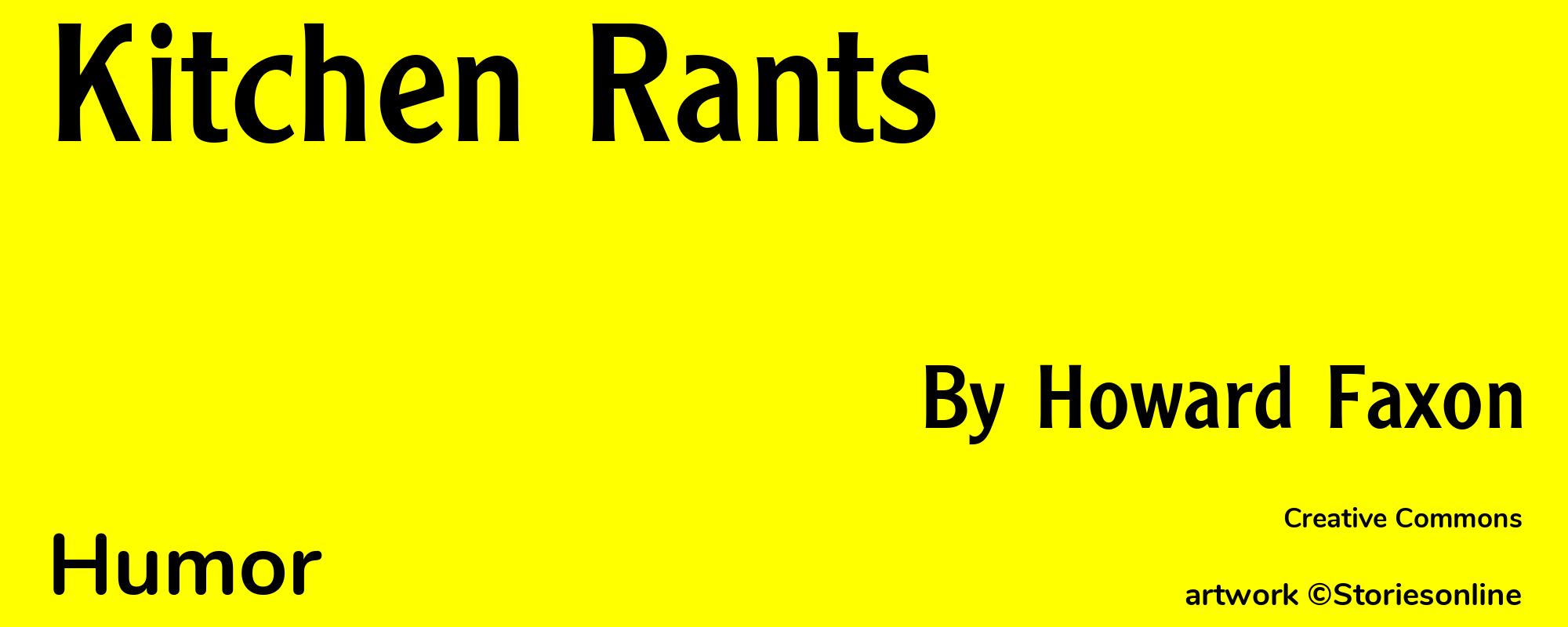 Kitchen Rants - Cover