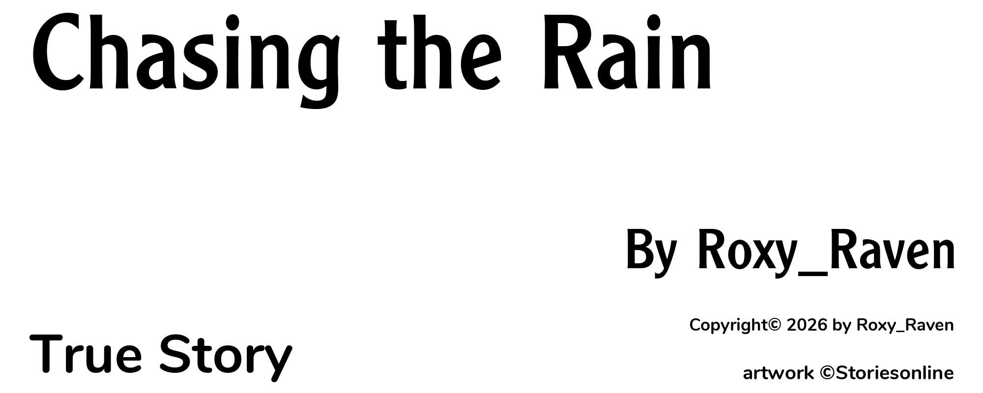 Chasing the Rain - Cover