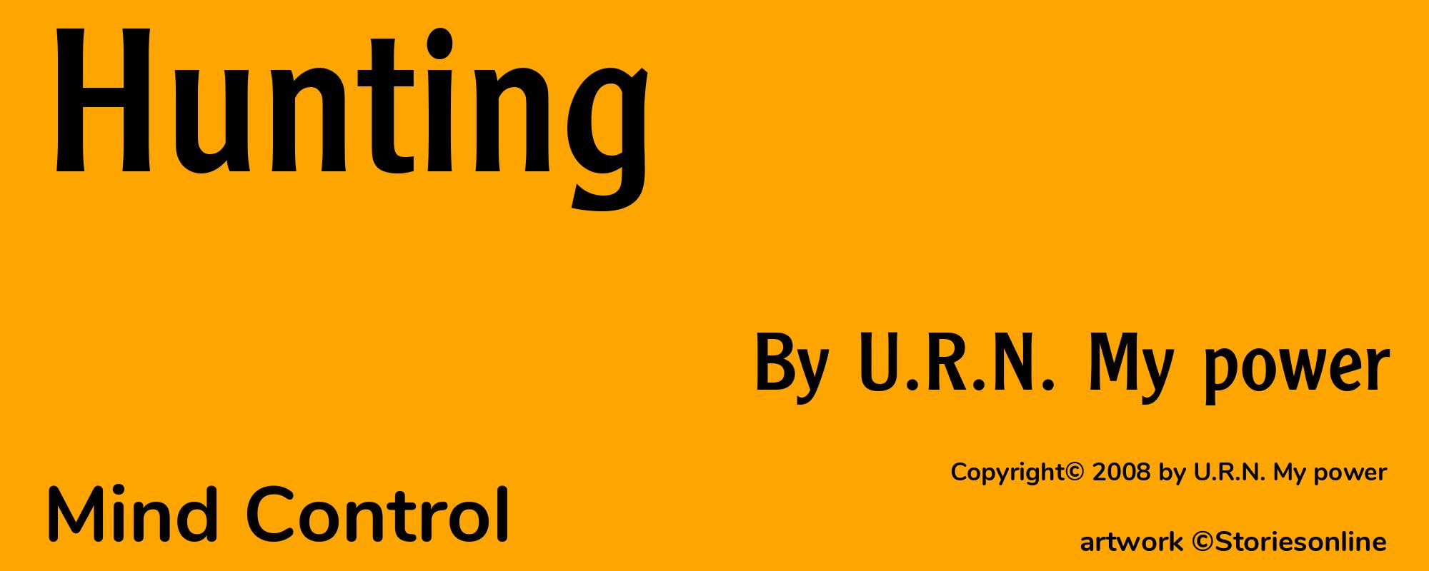 Hunting - Cover