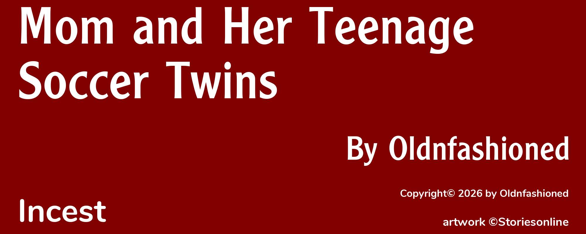 Mom and Her Teenage Soccer Twins - Cover