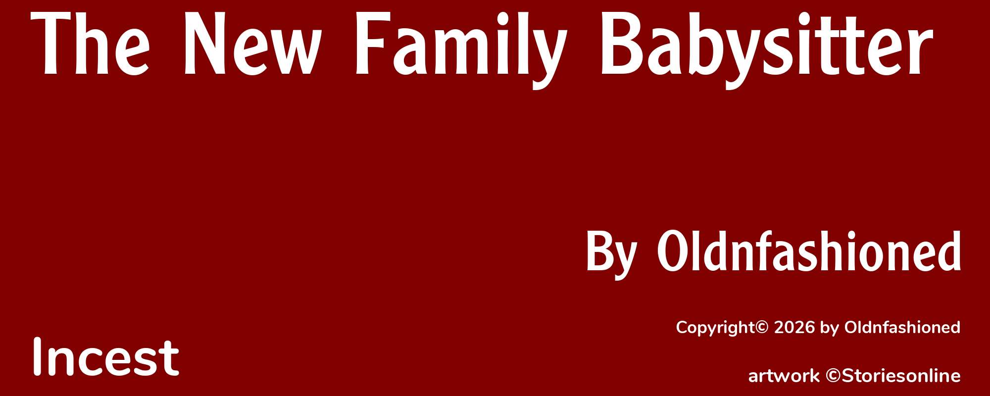 The New Family Babysitter - Cover