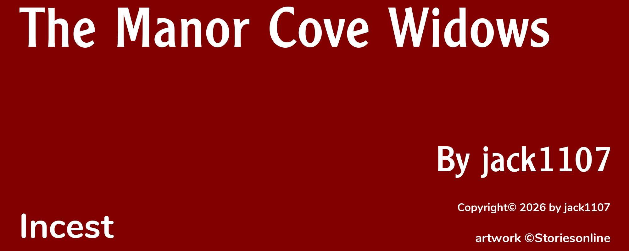 The Manor Cove Widows - Cover