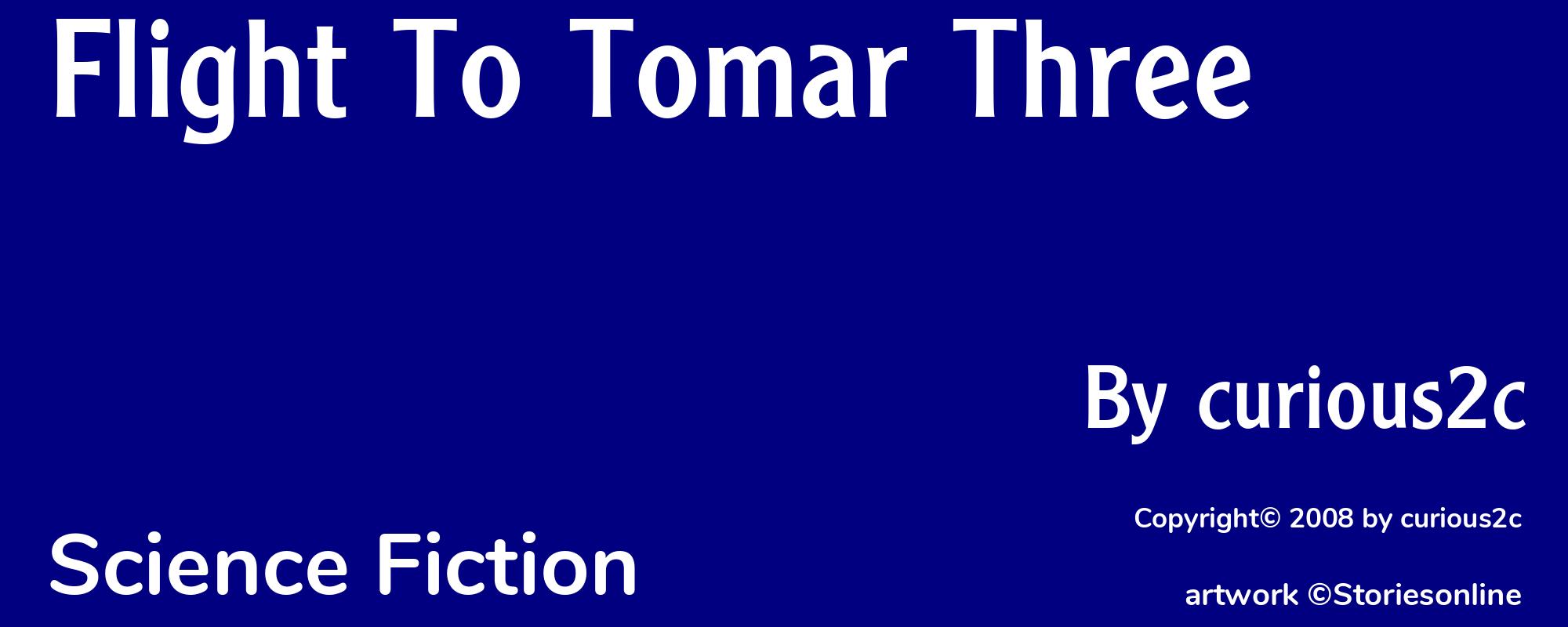 Flight To Tomar Three - Cover